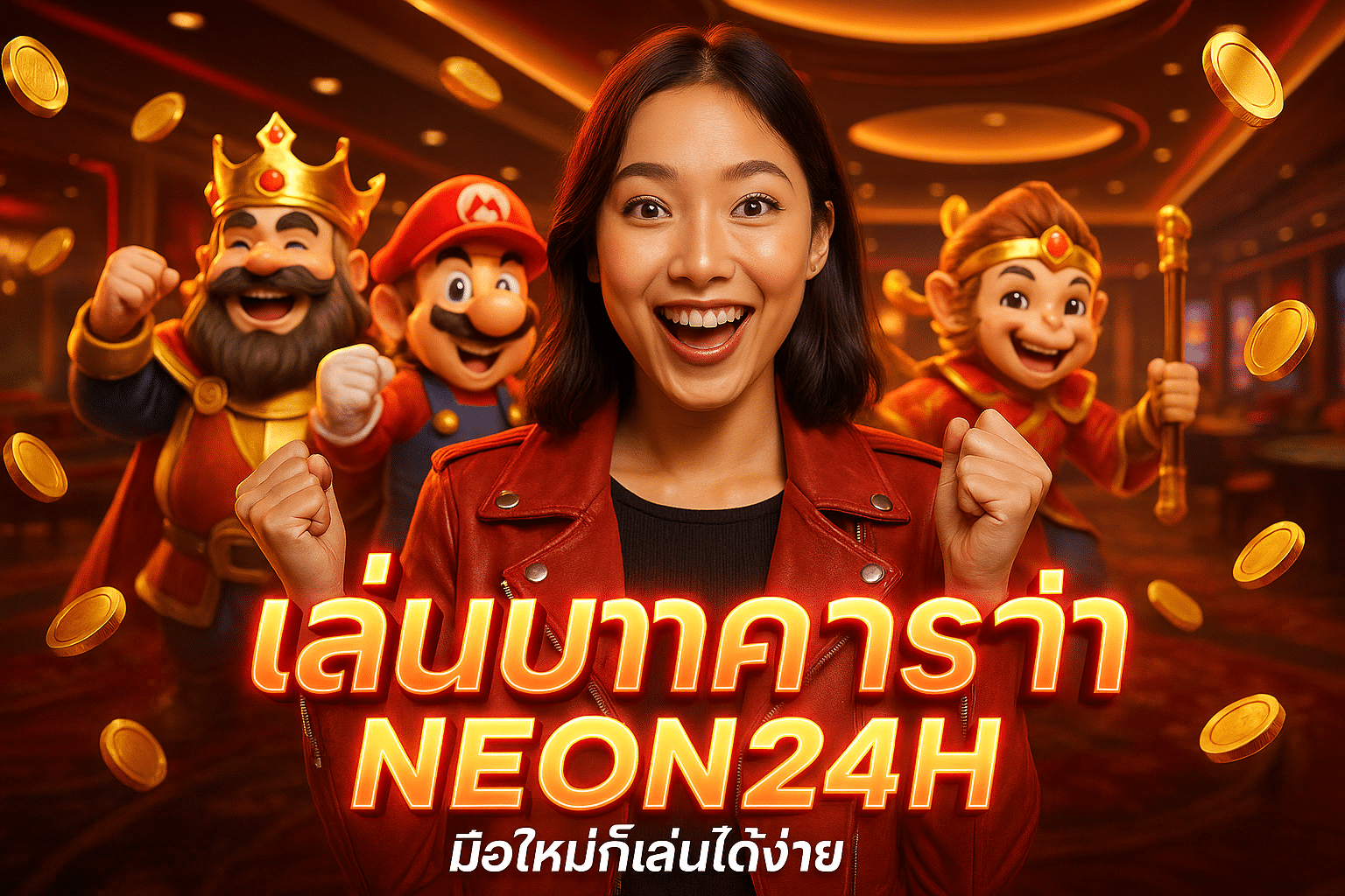 เล่นบาคาร่า NEON24H มือใหม่ก็เล่นได้ง่าย