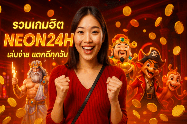 รวมเกมฮิต NEON24H เล่นง่าย แตกดีทุกวัน
